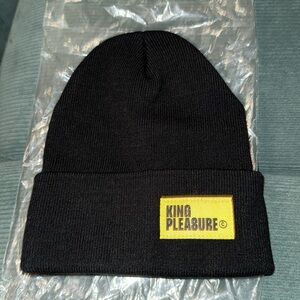 King Pleasure Art Show Jean-Michel Basquiat black Knit Hat beanie unisex new
